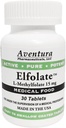 ELFOLATE® 15mg L-Methylfolate 메틸 Folate 메틸 Folate 의학 음식 보충교재 직업적인 힘 활동적인 순수한 유력한 30 정제