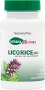 NaturesPlus 초본 활성 감초 (DGL) 500 mg - 60 캡슐, 4 팩 - 건강한 소화 및 전체 웰빙 지원 - 채식, 글루텐 무료 - 240 총 봉사
