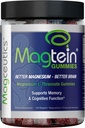 Magtein Gummies - 마그네슘 L-Threonate 거미, 뇌 지원, 초점 보충교재, 부스트 기억 & Cognitive 기능 - 150 Vegan Gummies