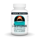 Source Naturals L-Tryptophan, Mood, Relaxation 및 Sleep*, 500mg - 60 캡슐