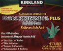 Kirkland Hydrocortisone %1 크림, 2 온스 (팩 4)