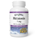 Stress-Relax Melatonin 5 mg 천연 요소, 천연 수면 보조, 수면 - 웨이크 사이클, 180 척 정제 (180 인분), Peppermint 풍미 재설정