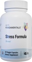 4Life Stress Formula, Dietary Supplement, 레몬 Balm, Chamomile & Valerian Root, 60 캡슐을 가진 Nervous 시스템 및 수면 지원