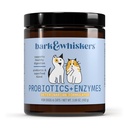 Bark & Whiskers Probiotics + Enzymes - 소화 건강 및 면역 시스템 지원 - 고양이 및 개를위한 Probiotic 보충 - 60 Scoops