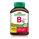 Jamieson 비타민 B12 (Cobalamin) 1200mcg의 Timed 방출, 80의 정제