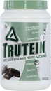 바디 영양 단백질 분말 - Trutein Naturals 다크 초콜릿 2lb Whey, Casein & Egg White - 자연적인 낮은 Carb Keto 친절한 음료 - Lean 근육 빌더, 체중 감소, 운동, 회복