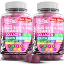 Biotin Keratin Hyaluronic 산 대나무 비타민 A C 비타민 D 비타민 E Folate를 가진 Multimane 교원질 Gummies는 청결한 Nutra에 의하여 Palmetto 실리카 B3 비타민 머리 피부와 못 Gummies를 보았습니다