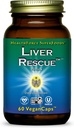 HealthForce SuperFoods Liver Rescue - Natural Liver Cleanse - 밀크 이틀 & 다 델리 루트 - 글루텐 프리 & 비건 - 60 캡슐