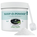 Maxi Health - Magnesium, Inositol & L-Tryptophan가있는 수면 분말 - 수면 보조를 형성하는 Zero Melatonin Non Habit - 쉬운 음료 혼합, 편안한 수면 음료 보충, 4.4 Oz Sleep-O-Powder
