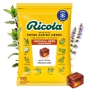 Ricola Original Herb Cough Drops, 115 Count, Cough Suppressant & Throat Relieving Drops with Naturally Sourced Menthol, Coughs & Throat Irritation Symptom의 초본 맛
