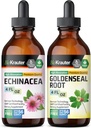 BIO KRAUTER Echinacea Tincture 4 Fl. Oz. & 황금 Tincture 4 Fl. Oz.