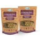 Elderberry Syrup Kits 2X - 각 메이크업 약 32oz - 양조 가방 포함 - 성분 - Elderberry - 로즈힙 - 생강 - Echinacea - Cinnamon - Cloves - Elderwise