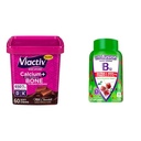Viactiv 칼슘 + 비타민 D3 보충교재 연약한 Chews, 우유 초콜렛, 60 Chews & Vitafusion 에너지 대사 지원을 위한 여분 힘 비타민 B12 거미 비타민