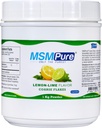 KALA HEALTH MSMPure 레몬 라임 맛 코어 MSM 분말 조각 - 합동 건강, 피부 외관 및 머리 & 못 지원 - 2.2 lb의 유기 황
