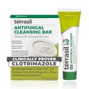 지질 항진균성 처리 (2-Product 장비 14g 관 + 75g 비누 막대기) Clotrimazole와 자연적인 성분, Ringworm, Jock Itch, Athletes 발, 곰팡이 감염을 위한 기복