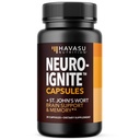 NeuroIGNITE 두뇌는 기억과 초점에 대 한 보충 교재 - 30 카운트 - Nootropics 두뇌 지원은 Bacopa, Ginkgo Biloba, St. John 's Wort, Phosphatidylserine - Non-GMO 캡슐, 1 개월 공급