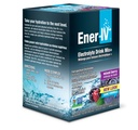 Ener-IV Electrolyte Hydration & Energy Drink Potassium Vitamin C & 아연 Electrolytes Powder Packets - 여성 및 남성용 근육 회복 및 면역 스포츠 음료 낮은 Sugar Vegan, 혼합 Berry - 12 Count