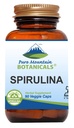 순수한 산 식물 Spirulina 캡슐 - 90 Kosher Vegan Caps - 지금 450mg 유기 Spirulina 분말 - 자연의 Superfood 보충교재