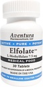 ELFOLATE® 7.5mg L-Methylfolate 메틸 Folate 메틸 Folate 의학 음식 보충교재 직업적인 힘 활동적인 순수한 유력한 30 정제