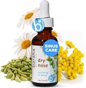 Baraka Dry Nose Nasal Oil – Sesame Oil Base의 유기농 정유(Cardamom, Everlast, German & Roman Chamomile) – 건조한 Sinuses용 Nose Moisturizer – 1 Pack (1 oz Dropper Bottle)