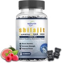 남자 Fulvic 산, 남자 & 여자를 위한 순수한 Shilajit를 위한 Shilajit Gummies, 에너지, 설탕 자유로운, 수박 라즈베리 풍미 I 100% 자연적인 & 유기 I 60 거미를 위한 Shilajit