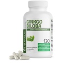 Bronson Ginkgo Biloba 여분 힘 지원 뇌 기능 & 기억 지원, 120 채식 캡슐