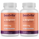 정제 당 BESTVITE L 아르기닌 1000mg (480의 정제) (240의 x 2) – 약제 급료 – 아르기닌 HCl에 비교되는 20% 더 순수한 아르기닌을 포함합니다 – 질소 Precursor*