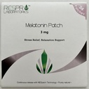 Respro Labs 천연 멜라토닌 패치, 3 mg ( 패치 당) 연속 릴리스 - 24 패치