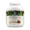 PlantFusion Complete Vegan Protein Powder - BCAA, 소화 효소 및 완두 단백질과 함께 식물 기반 단백질 분말 - Keto, Gluten Free, Soy Free, Non-Dairy, No Sugar, Non-GMO - 리치 초콜릿 5 lb