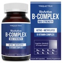 BioActive 비타민 B 복합체 - 혈액 스트림 준비, 메틸화 B 복합체 - B12, BenfoPure® B1 & Pantesin® B5의 3 BioActive 형태 - 임상 복용량에서 12 B 비타민 - 60 서빙