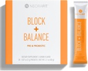 NeoraFit - Block+Balance Pre and Probiotic Powder - 매일 사용, 크레이빙 지원, 비타민 C & B 혼합, 편리한 스틱 팩 - 30 카운트