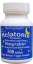 Melatonin 500 조사 10mg 빠른 녹은 Vegan 최고 힘