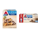 Atkins Caramel 초콜렛 견과 목록 식사 막대기, 섬유, 2g 설탕, 16의 조사 & 우유 초콜렛 Delight 단백질 Shake, 15g 단백질, 낮은 글리세라이드에서 높은 단백질 식사