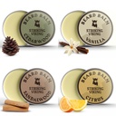 남자를위한 곰 발기 - Beard 컨디셔너에 남겨 - 자연적으로 Derived Beard Butter, Argan & Jojoba 오일 (1 Ounce (Pack of 4), Citrus, Vanilla, Sandalwood, & Cedarwood)로 만든 스타일링 발기