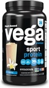 Vega 프리미엄 스포츠 Protein Vanilla Protein Powder, Vegan, Non GMO, Gluten Free Plant 기반 단백질 분말 음료 혼합, 스포츠 인증 NSF, 29.2 oz
