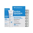 VitaMedica | Arnica 필러 키트 번들 | Arnica Montana 30X Blister Pack + Arnica & Vitamin K Topical Cream | 비타민 K Topical Cream | Softens, Calms, Moisturizes, & Restores Bruised Skin | 복구