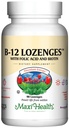 비타민 B12 Lozenges Folic 산과 Biotin - 하위 언어 B 12 비타민 딸기 맛 - 채식 Kosher B 12 비타민 - Red Blood Cell Production 및 Energy 용 VIT B12 보충 (90 개)