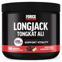 Force Factor Longjack Tongkat Ali Gummies, 남성 활력 및 드라이브, BioPerine, 혼합 Berry Lemonade, 90 Gummies와 400mg Tongkat Ali를 지원하는 남성을위한 Tongkat Ali