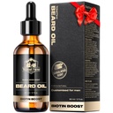 Waking Forest Beard Growth Oil - 비타민 E, Rosemary & Castor와 Biotin Sandalwood Oil with Thicker, Softer, Stronger Beards (2oz)