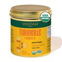 VAHDAM, 유기 심황 분말 w / 높은 쿠르쿠민 (2.47oz) USDA 유기, 100% 인도에서 원료 | 글루텐 프리, 비 GMO | 프리미엄 품질 및 아로마 | 단일 원산지 향 | 소스에서 직접