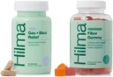 Hilma 천연 가스 및 Bloating 완화 및 Prebiotic 섬유 Gummies 번들