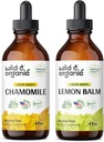 야생 & 유기 Chamomile Tincture 4 fl oz & 레몬 Balm Tincture 4 fl oz