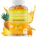 마그네슘 글리세라이드 Gummies 500mg | Relaxation Calm Magnesium Gummies | Sugar-Free | Non-GMO | 글루텐 프리 | 성인 및 어린이를 위한 비건 프리