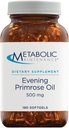 대사 유지 보수 저녁 Primrose 오일 캡슐 - 500 밀리그램, 콜드 프레스 GLA + LA (180 Softgels)