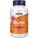 지금 음식 Biotin 5000 mcg 캡슐, 120 조사