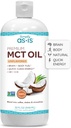 AS-IS Simply Premium MCT Oil C8 & C10 | 불확실한 | 비 GMO 코코넛 100% | 모닝 커피에 딱|퀵 클린 에너지 | 32 fl oz (63 서빙)