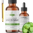레몬 balm Tincture – 알코올 프리 | 멜리사 Officinalis 액체 추출 | 천연 캘리브레이션 및 수면 지원 | 초본 스트레스 완화 – 2 oz