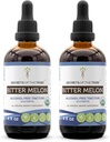 Tribe Bitter Melon USDA Organic의 비밀 | 알코올 무료 추출물, 고순도 허브 드롭 | 100 % 인증 유기농 버터 멜론 (Momordica Charantia) 말린 과일 (2x4 oz)