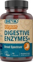 Deva Vegan 비타민 소화 효소 플러스 보충교재 - 효소 & 허브의 유일한 혼합 - 90의 캡슐, 1 팩