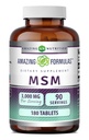 놀라운 수식 MSM (Methylsulfonylmethane) 보충 | 1500 Mg Per 서빙 보충 | 180 정제 | Non-GMO | 글루텐 프리 | 미국